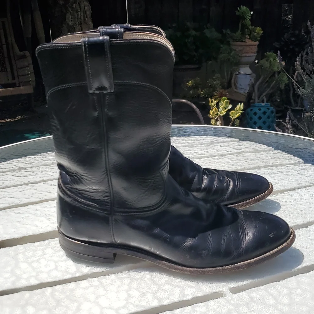 Justin Roper Style# 3133. GUC. Black. Size 11E. Made In USA